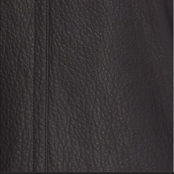 Yigal Azrouël Lace-Up Detail Leather Jacket $2190 - Picture 6 of 9